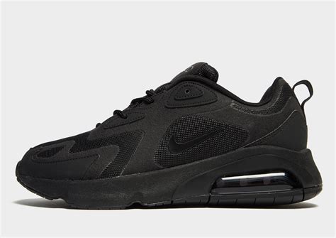 nike 200 zwart|Black Air Max Shoes .